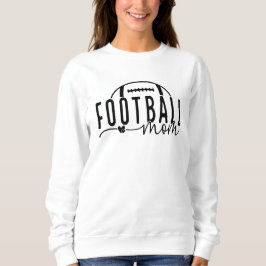 Moletom Sweatshirt de Futebol da Mãe Personalizável