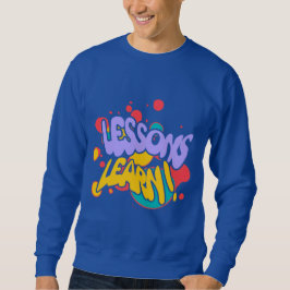 MOLETOM SWEATSHIRT DE LIÇÕES DE SALPICOS DE TINTA PARA HOM