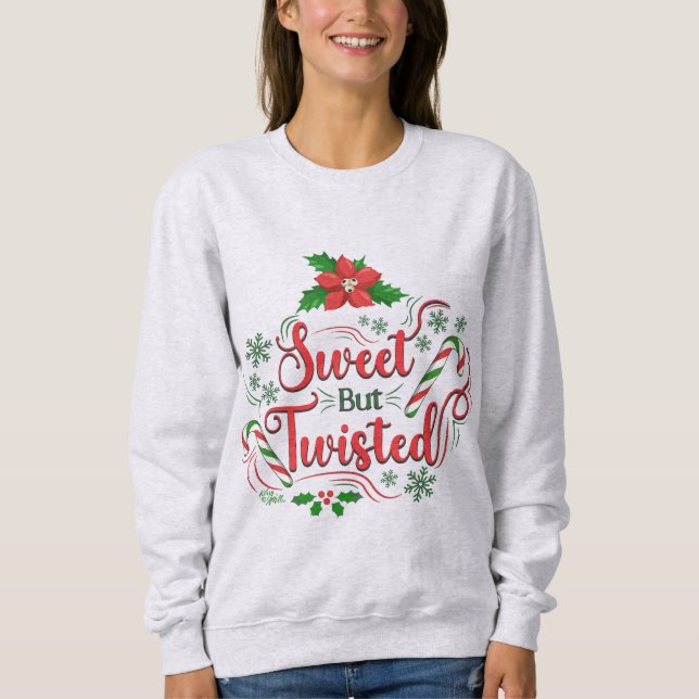 Moletom Sweatshirt De Natal Doce Mas Torta (Frente)