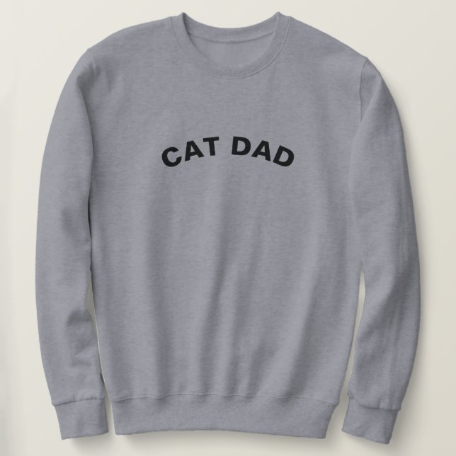 MOLETOM SWEATSHIRT DE PAI DE GATO (Frente do Design)