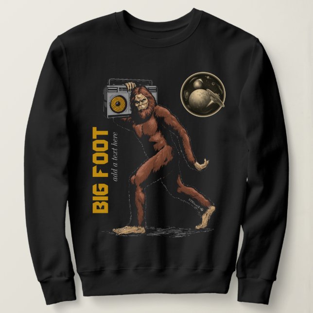 Moletom Sweatshirt De Pé Grande (Frente do Design)
