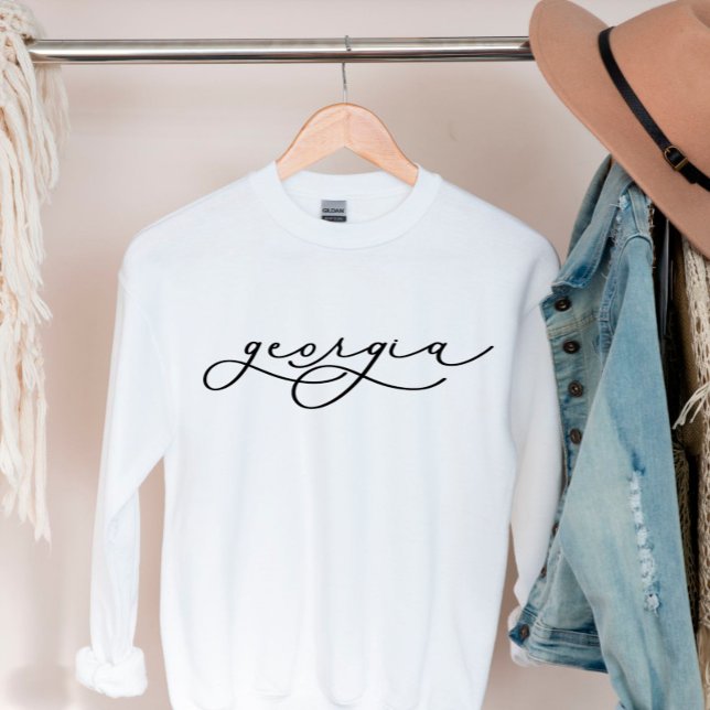 Moletom Sweatshirt do Estado da Geórgia (Criador carregado)