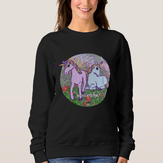 Moletom Sweatshirt do Jardim Unicorn (Frente)