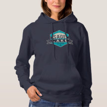 Sweatshirt do Lago Sage, Hoodie (Emblem), de uso f