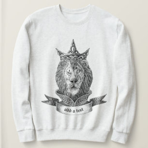 Moletom Sweatshirt Do Leão Real Coroa