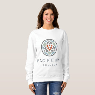 Moletom Sweatshirt do pescoço de tripulação feminino da