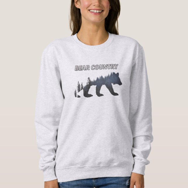 Moletom Sweatshirt Do Urso Grizzly (Frente)