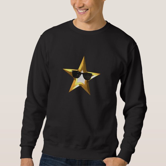Moletom Sweatshirt Estrela com Frase Capturada (Frente)
