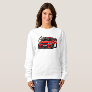 Moletom Sweatshirt Feminina Crewneck Amante de Carro Engra