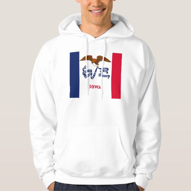 Moletom Sweatshirt Hooded com bandeira americana (Frente)