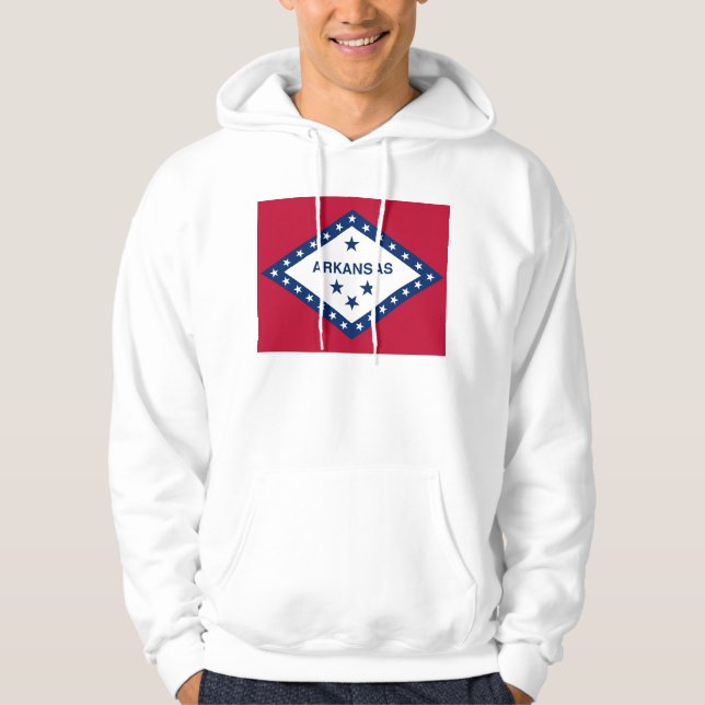 Moletom Sweatshirt Hooded com bandeira americana (Frente)