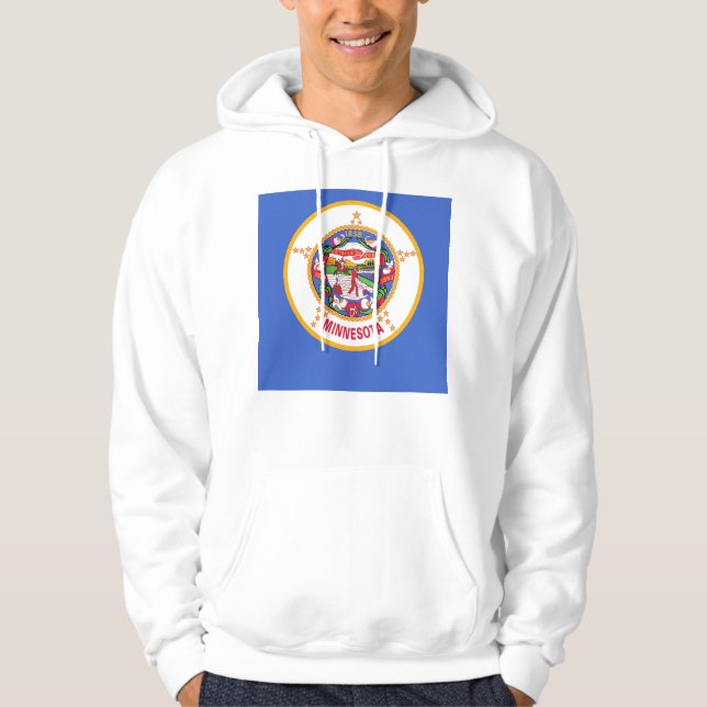 Moletom Sweatshirt Hooded com bandeira americana (Frente)