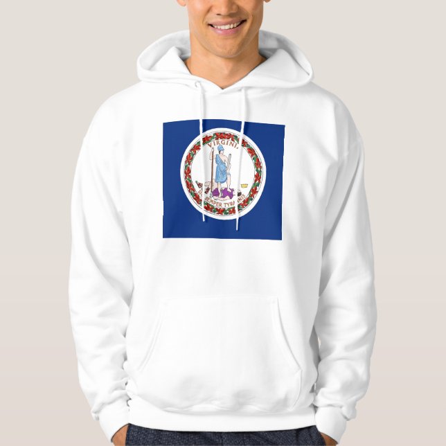 Moletom Sweatshirt Hooded com bandeira americana (Frente)