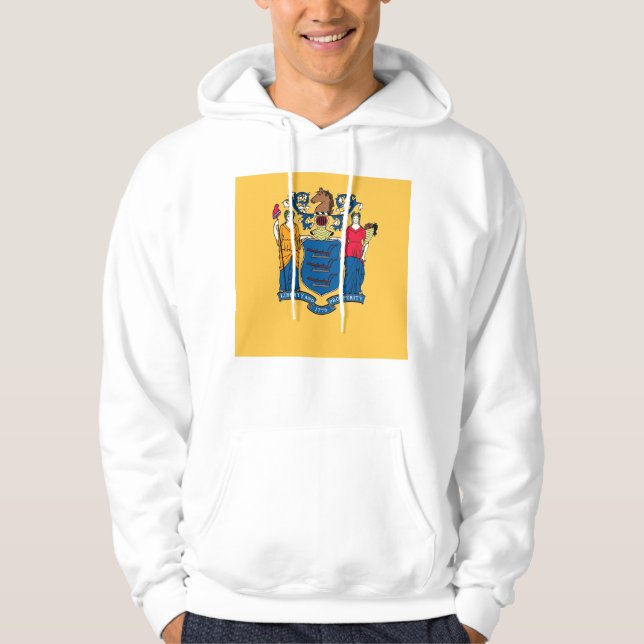 Moletom Sweatshirt Hooded com bandeira americana (Frente)