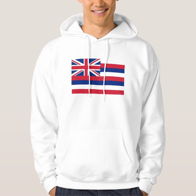 Moletom Sweatshirt Hooded com bandeira americana (Frente)