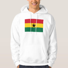 Moletom Sweatshirt Hooded com Bandeira de Gana