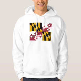 Moletom Sweatshirt Hooded com bandeira de Maryland