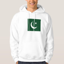 Sweatshirt Hooded com Bandeira do Paquistão