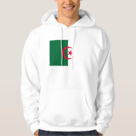 Moletom Sweatshirt Hooded com pavilhão da Argélia