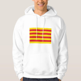 Moletom Sweatshirt Hooded com pavilhão da Catalunha