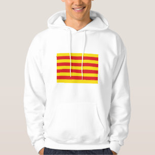 Moletom Sweatshirt Hooded com pavilhão da Catalunha