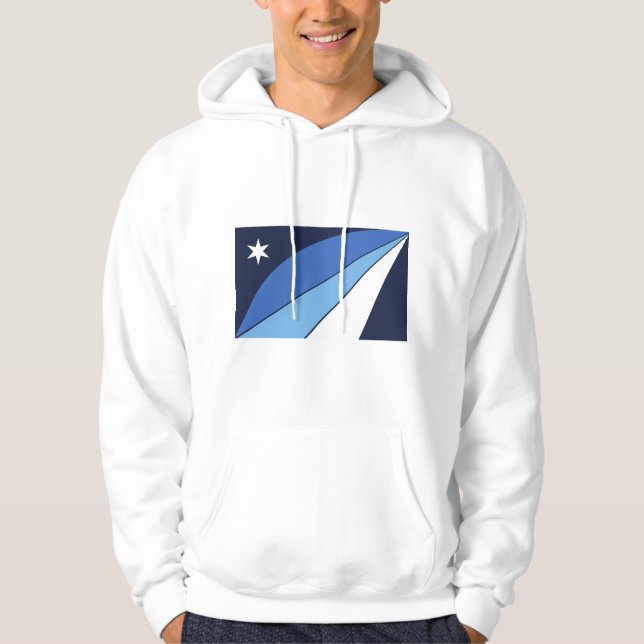 Moletom Sweatshirt Hooded com pavilhão da Colômbia, SC (Frente)
