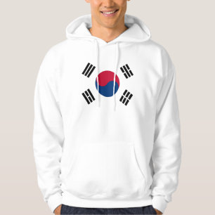 Moletom Sweatshirt Hooded com pavilhão da Coreia do Sul