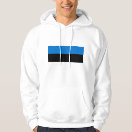 Moletom Sweatshirt Hooded com pavilhão da Estônia
