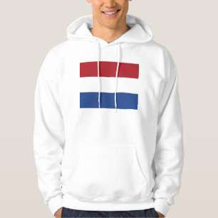 Moletom Sweatshirt Hooded com pavilhão dos Países Baixos