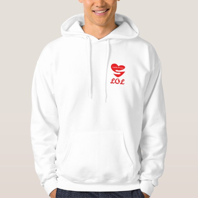 Moletom  sweatshirt Hoodie LOL (Frente)