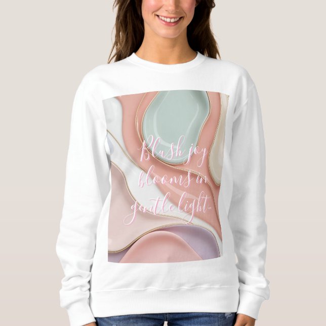 Moletom Sweatshirt in stylish abstract graphic (Frente)