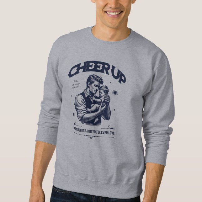 MOLETOM SWEATSHIRT MÃE E PAIS SE ANIMA (Frente)