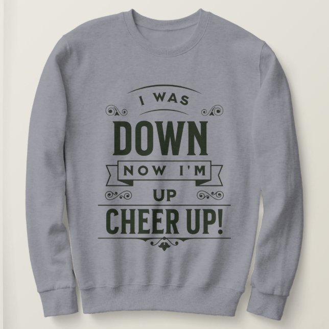 MOLETOM SWEATSHIRT MULHERES AGORA ESTOU DE PÉ ANIMEM-SE (Frente do Design)