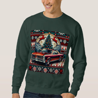 Moletom sweatshirt noël christmas pontiac GTO 1966