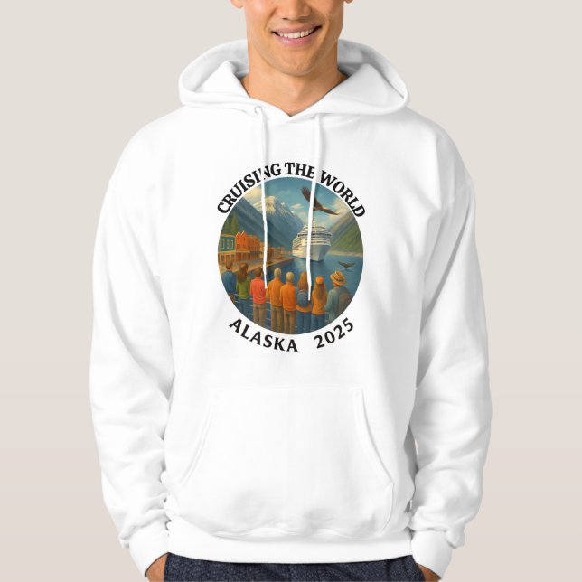 Moletom Sweatshirt or Hoodie for Alaska Cruise for family (Frente)