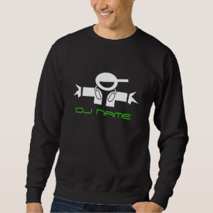 Moletom Sweatshirt Personalizada Music DJ Adicionar nome