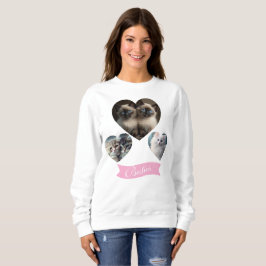 Moletom Sweatshirt personalizável para amantes de gato
