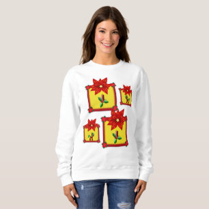 Moletom Sweatshirt Poinsettia