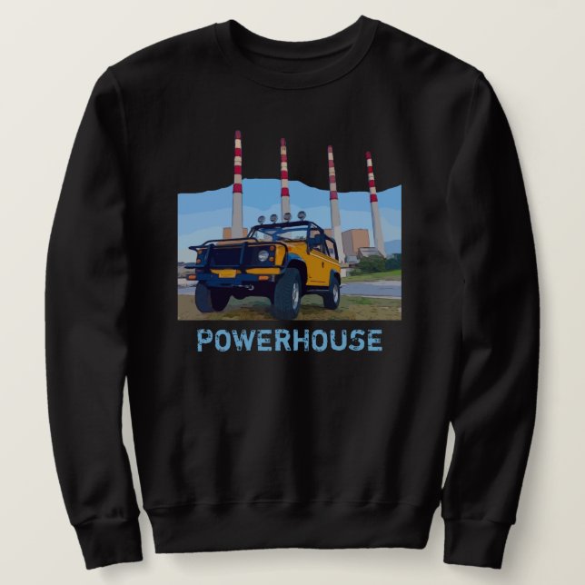 Moletom Sweatshirt POWERHOUSE (Frente do Design)