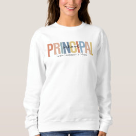 Moletom Sweatshirt Principal Da Escola Personalizada