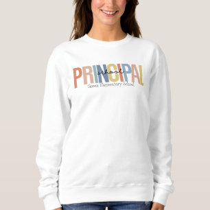 Moletom Sweatshirt Principal Da Escola Personalizada