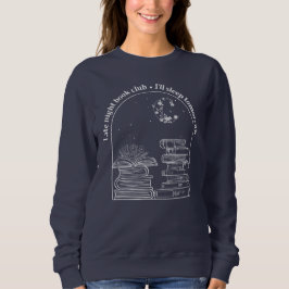 Moletom Sweatshirt (White Ink) Do Clube De Livros Noturnos