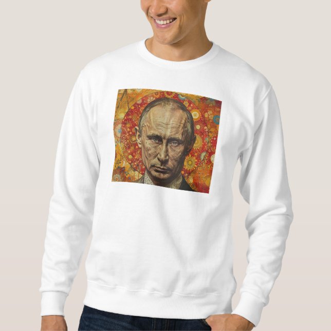 Moletom Sweatshirts  Vladimir Poutine art abstrait (Frente)