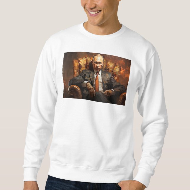 Moletom Sweatshirts  Vladimir Poutine art abstrait (Frente)