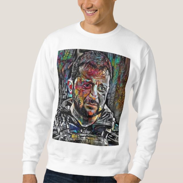 Moletom Sweatshirts  Volodymyr Zelensky art abstrait (Frente)