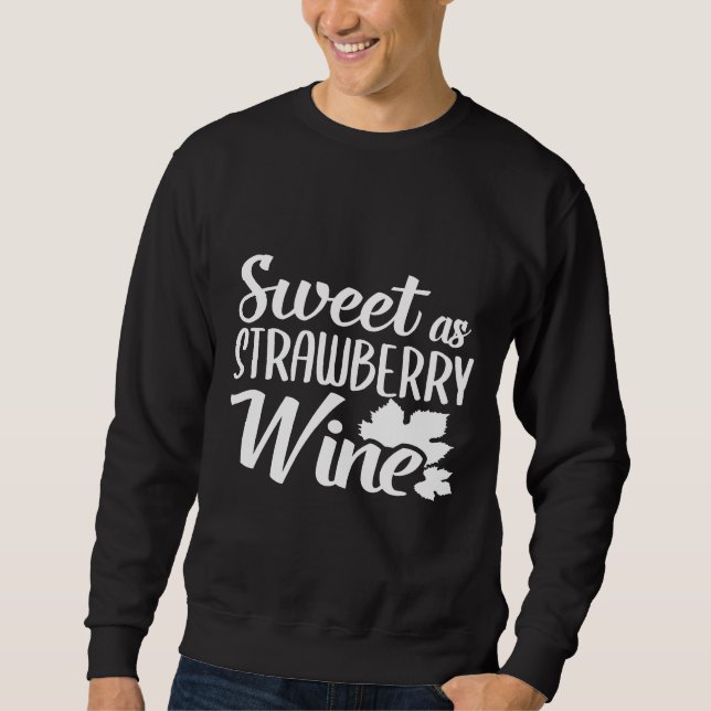 Moletom Sweet As Strawberry Country Music Drinke (Frente)