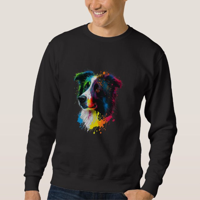 Moletom Sweet Border Collie Dog Portrait_3 (Frente)