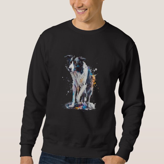 Moletom Sweet Border Collie Dog Portrait_5 (Frente)