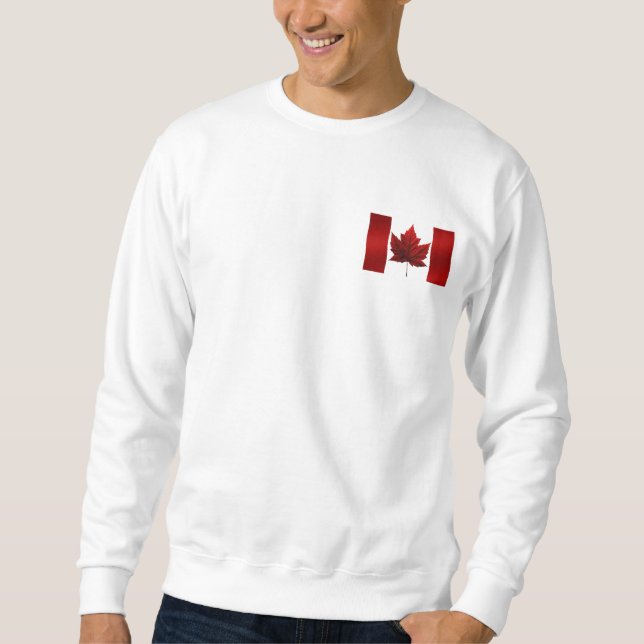 Moletom Sweet Canada Flag Souvenir Sweatshirt (Frente)