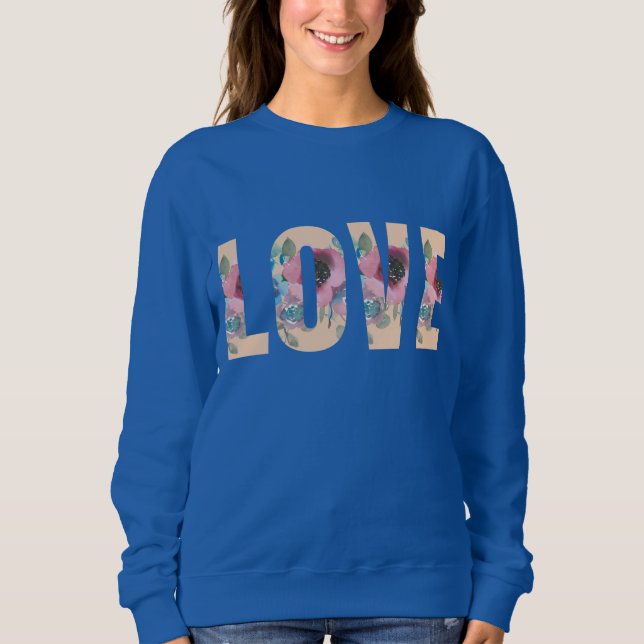 Moletom Sweet Floral Love (Frente)